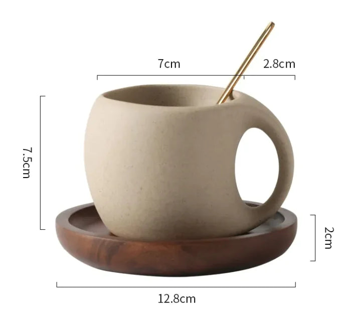 Juego de Café Retro Japonés Creativo