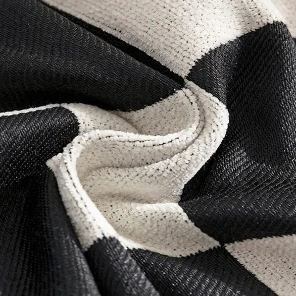 Manta de Punto "Checkerboard"