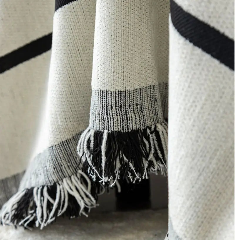 Manta de Punto "Checkerboard"