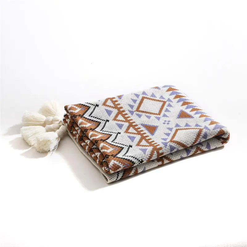 Manta Texturizada "Boho Lines"